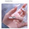 Broca de unha Internet Celebridade Explosiva Diamante Jóias Cor Mágica AB Liga Diamante Luz Luxo Super Flash Gota D'água Broca Quadrada Decoração de Unhas
