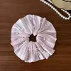 Super Fada Rede Pérola Elástico de Cabelo Bigodinho de Porco de Alta Qualidade Elástico de Cabelo de Cetim Perolado Suporte Elegante para Rabo de Cavalo Acessório de Cabelo Francês Plissado