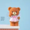 Celebridad de Internet Beige Clásico Oso Ángel Accesorios de Resina Funda para Teléfono Accesorios para el Cabello Piezas de Bricolaje Directo del Fabricante