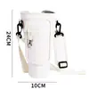 Venta caliente transfronteriza cubierta para vaso de helado de 40 oz material de buceo bolsa para vaso de agua cubierta protectora bandolera cubierta protectora para vaso térmico Stanley fabricante