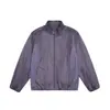 Yidao Vintage Otoño 2026 Nuevo Lanzamiento Chaqueta Exterior Repelente al Agua Bloque de Color Cuello Alto Ropa de Abrigo Ligera Casual para Hombres y Mujeres