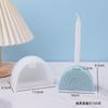 Venta Caliente Amazon Portavelas Arcoíris Arco Molde de Silicona Molde DIY de Yeso Cemento Molde para Velas de Aromaterapia