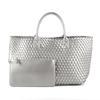 Bolso Tote Grande Tejido Nuevo 2024 Transfronterizo Europa y Estados Unidos Moda Bolso de Mano de Alta Gama Amazon Mismo Estilo Bolso de Mujer