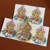 Promoção Quente Thangka Tibetano Nepalesa Pintado à Mão Puro Oito Signos do Zodíaco Protetor Bodhisattva Manjushri Formato de Cabaça Núcleo do Cartão