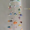 Estilo Xiaohongshu Palo Retorcido Peces Marinos Carrillón Decoración Colgante Kit de Materiales DIY Carrillón de Viento Materiales DIY