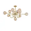 JOICO Lâmpada de Sala de Estar de Luxo Leve Moderna Simples Lustre de Cristal Totalmente Cobre Lâmpada Feijão Mágico Nórdico para Quarto Sala de Jantar Outros
