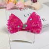 Pinza para el Cabello de Sirena con Lentejuelas Ji Estéreo Infantil con Lazo Producto de Celebridad de Internet Puesto Callejero Tocado Luminoso Accesorios para el Cabello de Niñas