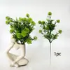 Suministrado directamente por el fabricante: Flor artificial de diente de león de 7 tallos para decoración de sala de estar y hotel, material para arreglo de jarrón de escritorio, flor artificial
