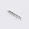 Yajuan en stock venta al por mayor estilo coreano simple forma de columna larga collar galvanizado collar personalizado colgante con letras para DIY
