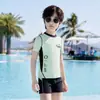 Liquidação de Moda Praia Masculina Moda Praia Infantil Roupa de Banho Masculina Peça Única e Duas Peças Calções de Banho Camada Dupla Liquidação de Verão