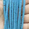 Ábaco de cuentas de vidrio esmaltado multicolor, espaciador de cuentas planas de vidrio, imitación de jade, accesorios para joyería DIY, espaciador 4*2mm al por mayor