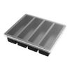Bandeja de Silicona para Hielo Transfronteriza 4 Barras Molde para Hacer Hielo Molde para Cubitos de Hielo Largos Caja de Suplementos Alimenticios para Niños Helado