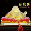 Nuevo Adorno Decorativo para el Interior del Coche Buda Maitreya Vehículo Buda Sonriente Panzón Centro de Consola de Seguridad