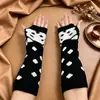 Mangas Falsas Largas de Punto Trenzado para Mujer, Nuevos Calentadores de Brazos de Lana sin Dedos de Medio Dedo Otoño/Invierno, Accesorios de Moda