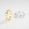Anillo para Nariz de Cerdo S925 Plata de Ley Diseño Ins Dongdaemun Estilo K Coreano Anillo Abierto Simple y Versátil para Dedo Índice para Mujeres