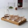 Juego de jarras de vino de estilo japonés, juego de copas de vino blanco, vidrio transparente, jarra de hielo de garbanzos para el hogar, jarra de vino de ciruela, juego de copas de vino de frutas