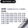 Calibrador de espesores 0.01-5mm calibrador de tapones regla de tapones medidor de espesores medidor de holgura herramienta de ajuste de válvulas MLA10