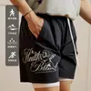 Shorts Casuais de Verão Novos, Versáteis, Esportivos, Estilo Coreano High Street, Tendência, com Estampa de Anjo Rezando, para Homens e Mulheres