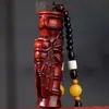 Peça de Mão Caranguejo Jacarandá Yiming Xianyuan Criativa Oito Lados Escultura em Jacarandá Pingente de Carro Pequeno Pingente Portátil