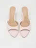 Novedades de Primavera: Sandalias de Tacón Alto con Punta Abierta Color Verde Oliva, de Moda, Elegantes, Sencillas, Versátiles, Tacones Altos Delgados para Mujer, Transfronterizas