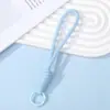 Cordão de Pulso Personalizável Colorido Anti-perda para Celular Chaveiro Pingente de Miçangas Perler Cordão Trançado de Poliéster Acessórios