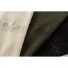 SANHOMME Tendência Retrô Americano Outono Camisa Base Top Moletom Masculino Gola Henley Jaqueta Solta 7069