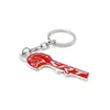 Chaveiro de metal modificado para carro JDM NOS HKS pingente de liga de zinco para Toyota Honda