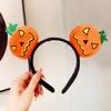 Accesorios para el Cabello de Muñeca de Dibujos Animados Adorno para la Cabeza de Rendimiento para Disfraz de Vacaciones de Mujer Diadema de Demonio Calabaza Divertida de Halloween