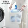 2025 Super Grande Mais Vendido Estilo Escandinavo Respirável Com Recortes Cesto Para Roupas Sujas Banheiro Espessado Plástico Portátil Armazenamento