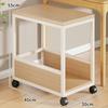 Mesa Lateral de Sofá Sala de Estar Doméstica Moderna Simples Mesa de Centro Varanda Quarto Mesa Pequena Simples Camadas Removível Gabinete Lateral