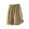 Shorts de verano transpirables versátiles de marca juvenil moderna con sensación fresca para hombre