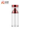 Shengqi Botella de Loción Tipo Push Personalizada Nueva 100ml Botella Cosmética de PET con Tapa Roja y Botella de PET Transparente