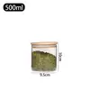 Pote de Vidro Selado Transfronteiriço Pote de Vidro Borossilicato para Chá Pote de Armazenamento de Frutas Secas Cereal Doce Pote de Vidro com Tampa