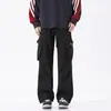 Pantalones de Trabajo para Hombre Multibolsillo Casual Largos Holgados Rectos Tácticos para Exteriores