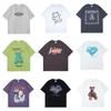 Camiseta de Algodão Puro 200G Verão Gola Redonda Marca da Moda Manga Curta Unissex-Shandong Ciência e Tecnologia Vestuário Algodão Puro 200g