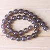 Cuentas Redondas de Ágata Gris Natural Cuentas Sueltas Pulsera de Cuentas Hecha a Mano Pulsera con Cuentas Accesorios de Joyería DIY