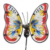 Animal Insecto de Simulación Vidrio de Color Esmalte Mariposa Jardinería Patio Decorativo Jardín Artesanías Creativas Inserto de Flor