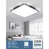 Luminária de teto LED ultrafina para sala de estar, simples e moderna, luminária elegante para quarto e dormitório, conjunto retangular, luminária de teto para casa