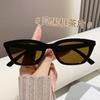 Gafas de Sol Cat-Eye Europeas y Americanas para Hombre y Mujer, Moda de Alta Gama, Montura Pequeña, Retro, Celebridad de Internet, Fotografía Callejera, Gafas de Sol Trendy Transfronterizas para Pareja