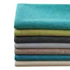 Tela de poliéster 100% color liso imitación lino para tapicería de sofás de casas de huéspedes, cojines de ventanales y tela decorativa resistente al desgaste