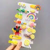 Pinza para el Cabello Estilo Coreano para Bebé, Pinza para Flequillo de Niños, Pinza Lateral para el Cabello, Pinza para la Frente de Niña, Adorno para la Cabeza y Accesorios para el Cabello Lindos