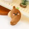 Novos Acessórios de Pingente de Pelúcia de Tecido com Cabeça de Animal de Desenho Animado Fofo Acessórios para Cabelo DIY Acessórios de Broche para Sapatos e Meias de Crianças