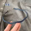 Diadema Fina de Tela Vaquera con Olas de Gama Alta 2026 Nuevo Estilo Diadema de Temperamento para Mujer Simple Versátil Pinza para Lavarse la Cara Accesorios para el Cabello