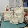 Mochila nueva, elegante y linda de oso para niñas, mochila escolar ligera y de gran capacidad para estudiantes de primaria, secundaria y preparatoria
