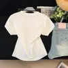 Conjunto de estilo coreano con un aire de lujo ligero, bufanda de seda, cuello halter, camisa de manga corta para mujer, top de verano adelgazante y elegante