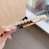Tiara de Pérolas para Mulheres, Tiara Fina de Pérolas Artificiais Prensadas, Versátil Elegante Estilo Fada Venda por Atacado