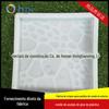 Molde de tijolo colorido com furo tijolo para plantio de grama côncavo-convexo furo único modelo em forma de poço 25x19x8 material novo espessamento
