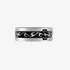 Anillo de Acero Inoxidable con Patrón de Dragón de Acero de Titanio Moderno, Anillo Creativo Vintage Único para Hombres, Estilo Versátil de Moda Popular