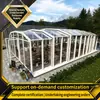 Solário elétrico dobrável customizado de fábrica, varanda, solário de jardim, sala de vidro móvel, oferecendo proteção solar, ventilação e sombreamento