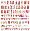 Nuevo Globo de Papel de Aluminio con Forma de Corazón de Oso de Pie Transfronterizo de Amazon para Boda, Día de San Valentín, Confesión, Decoración y Fiesta